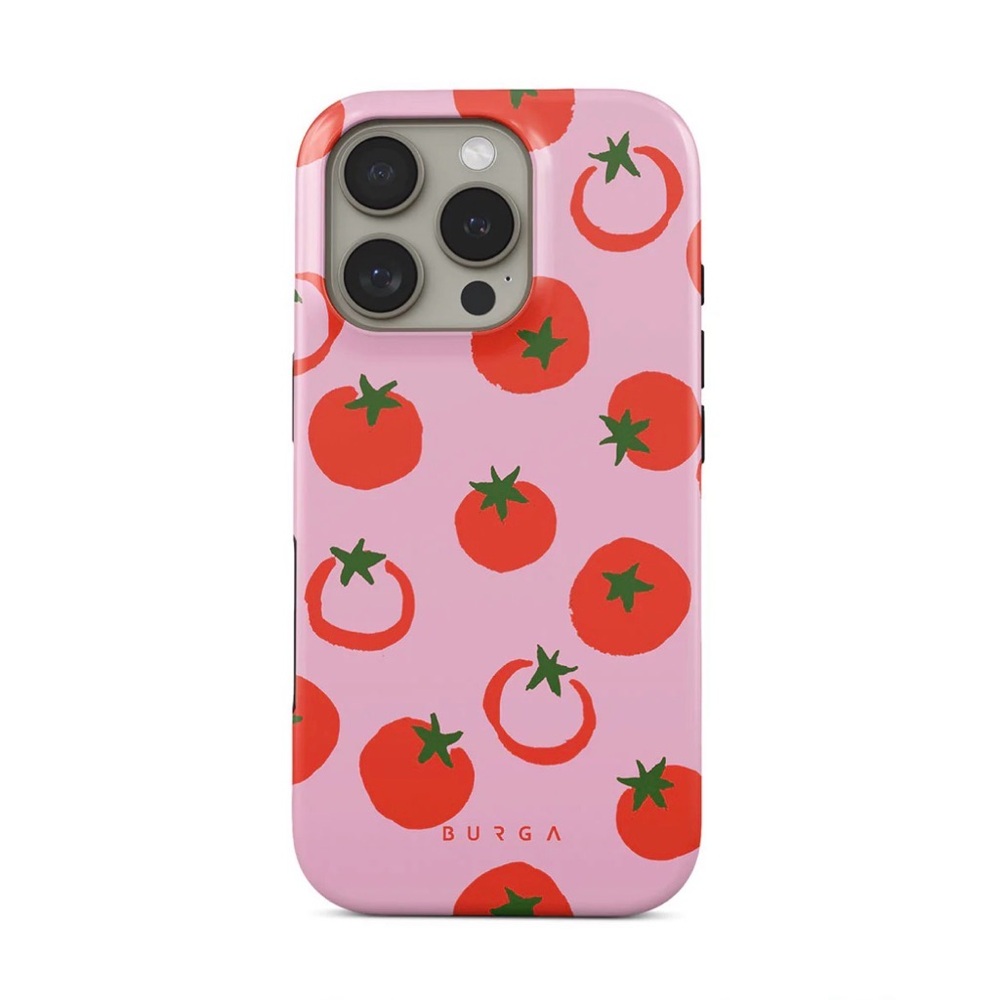 BURGA Tomato Pattern iPhone 16 Pro Case